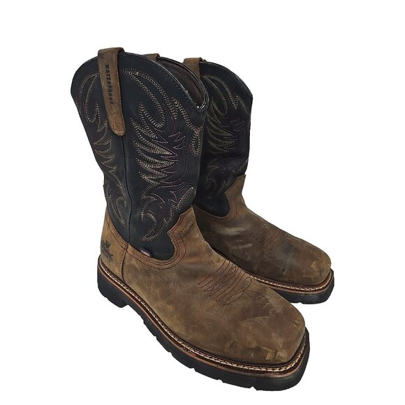 Thorogood Men's 11" Steel Toe WP Western Wellington Work Boot USA 804-4330 10D - Picture 1 of 7